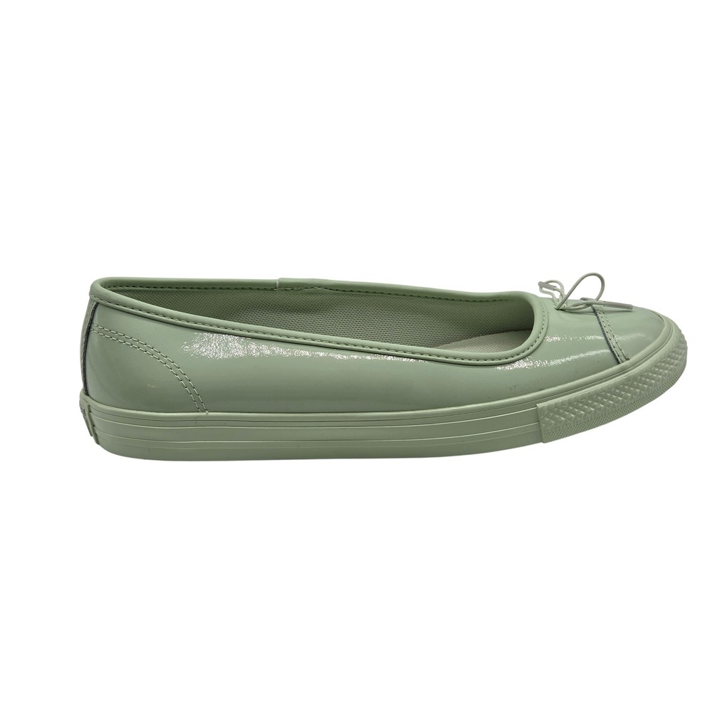 Converse CTAS Dainty Ballerina Shoes Women 8.5 Mint Patent Leather A14852C
